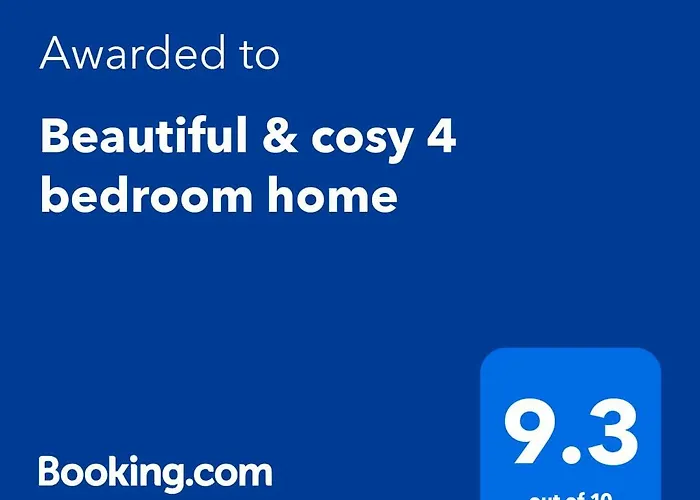 Beautiful & Cosy 4 Bedroom Home